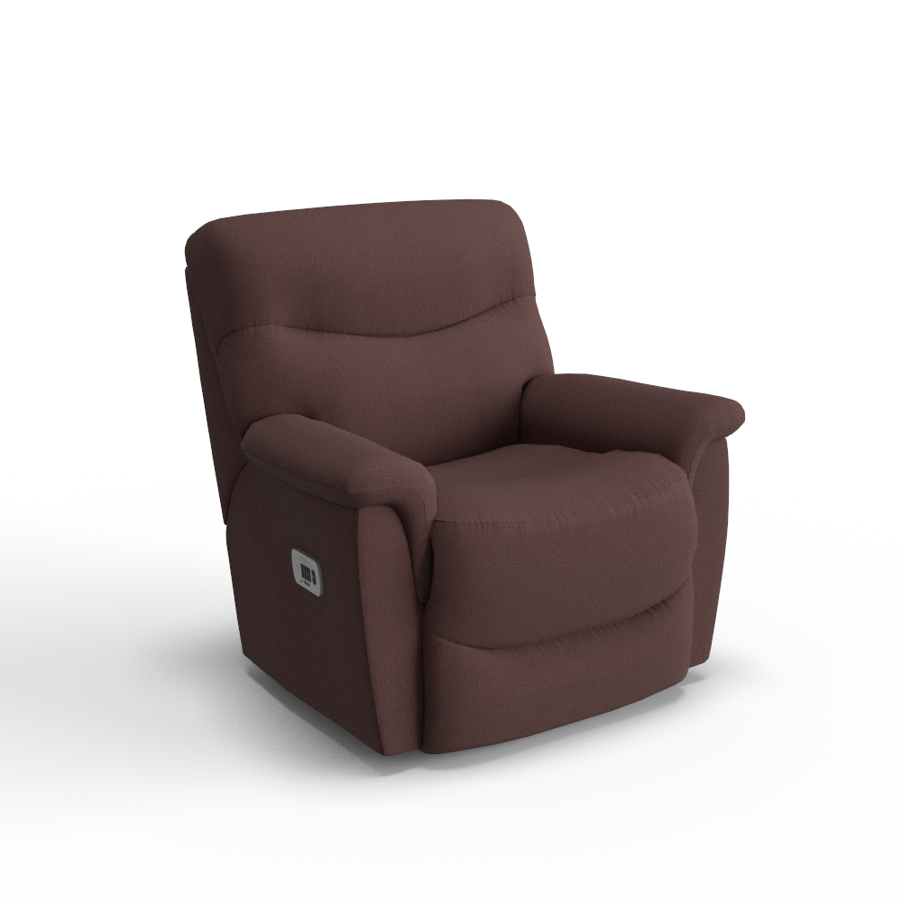 James Power Rocking Recliner w/ Headrest & Lumbar